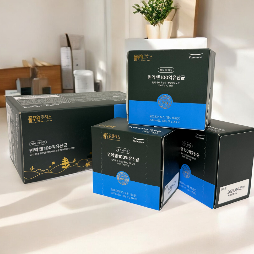 풀무원로하스 <b>면역 앤</b> <b>100억 유산균</b> (3개월분)