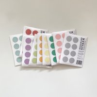 [비스켓스튜디오]동그라미 스티커(2cm) 9color