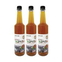 자연과발효 5년숙성 자연발효 솔잎감식초 750ml 3병 항아리숙성