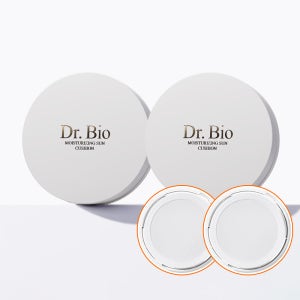 [본품2+리필2]닥터바이오 모이스처라이징 선쿠션 [신생아부터 임산부까지 l 무기자차 l눈시림NO ]