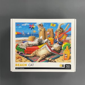 달캣 고양이 직소퍼즐 1000피스 (해변의 고양이)