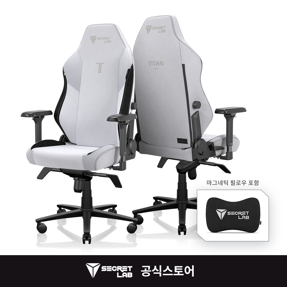Secretlab TITAN Evo 아틱 화이트 에디션