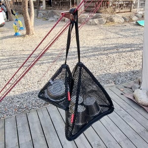 캠핑 미니 삼각 건조망 백패킹 드라이넷 설거지망