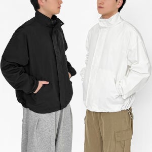 남자바람막이 남자봄자켓 러닝 얇은바람막이 봄 여름 가을 화이트 나일론자켓