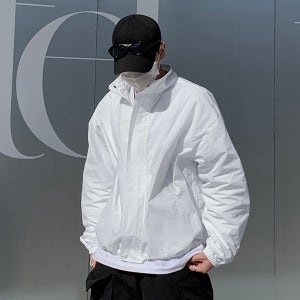 남자바람막이 남자봄자켓 러닝 얇은바람막이 봄 여름 가을 화이트 나일론자켓