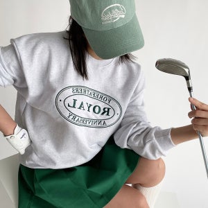 여성골프웨어 로얄 맨투맨 봄 가을 긴팔 티셔츠 골프복 ver GR