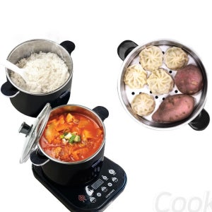 스마트쿡 포트 멀티쿠커 찜솥 찜기 요리 쾌속가열 쉬운요리 혼밥 집밥 다용도 다양한요리