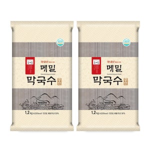 봉평촌 메밀막국수(중면) 1.2kg_2개