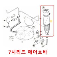 BMW 7시리즈 740Li (01년~현재) 에어쇼바 에어스프링