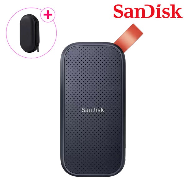 샌디스크 Portable SSD 2TB 2테라 외장하드 E30 무료각인 + 파우치