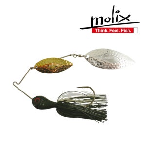 몰릭스 베나토 SR 스피너베이트 슬로우 롤링 DW 배스 미끼 루어 낚시 용품