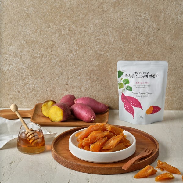 한울 100%국산 촉촉한 꿀고구마 말랭이(60g) 3입, 5입