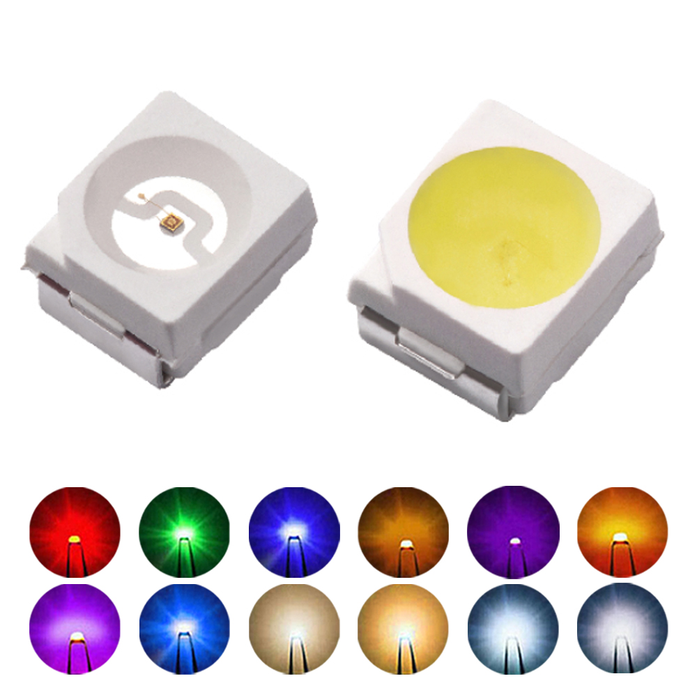 칩 LED 3528 발광다이오드 단일색상 SMD CHIP 10개 차량튜닝 DIY