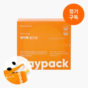 [정기구독] 데이팩 올인원 한포영양제 유산균 오메가3 30포, 1개