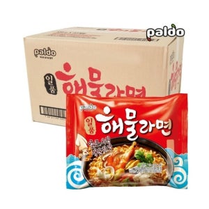 팔도 일품 해물라면 봉지라면 115g 40봉