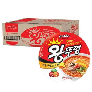 팔도 왕뚜껑 컵라면 110g 18개