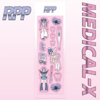 [펌펌] MEDICAL-X 하트 홀로그램 씰 스티커