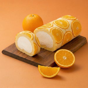 [선물베스트] 오렌지 생크림 롤 케이크 350g / 일본 수제 프리미엄 디저트