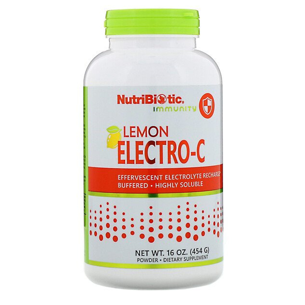 <b>뉴트리바이오틱</b> 이뮤니티 레몬일렉트로-C 파우더 16 oz 454 g