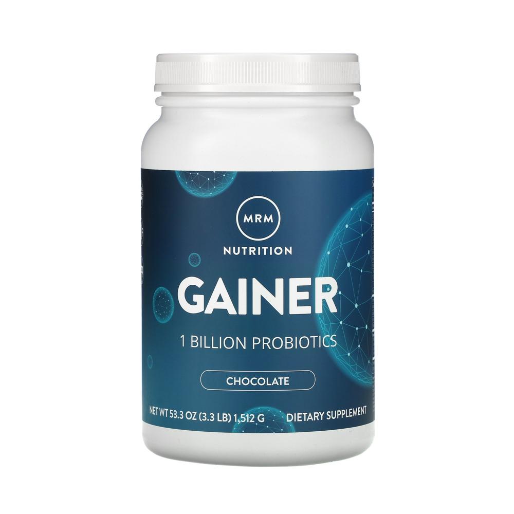 MRM 뉴트리션 <b>게이너 10억 프로바이오틱스</b> 유산균 초콜릿 1512g 식이섬유 비타민D 나이아신 칼슘 철분 포타슘 칼륨 락토바실러스 비피도박테리움 아미노산 알라닌 아르기닌