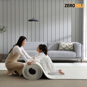 제로벨 층간소음 방지 롤매트 거실 복도 주방 베란다 유아 어린이 놀이방 PVC 매트