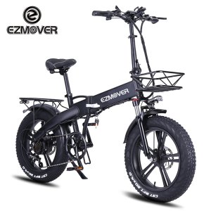 출퇴근용 가벼운 접이식 전기 모터 배달 자전거 추천 ezmover 750w mag 지방