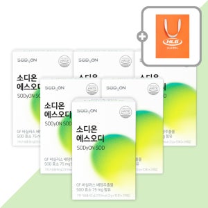 소디온 에스오디 SOD효소 6박스(6개월분, 180포) 제노포커스 GF(쇼핑백증정)