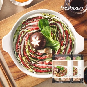 프레시지 밀푀유나베 냉장 밀키트 2인분 850g, 2개