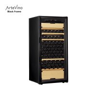 Artevino 아르떼비노 [Black] 151B/3T 블랙프레임 199병입 3가지의 온도조절 HSAR3T151BG