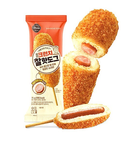 올반 크런치 찰핫도그