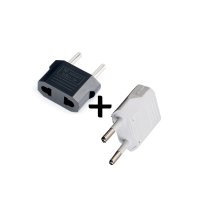 1+1 10v220v 어댑터 EU US 4.8mm plug 유럽 미국 중국 변환 돼지코 플러그