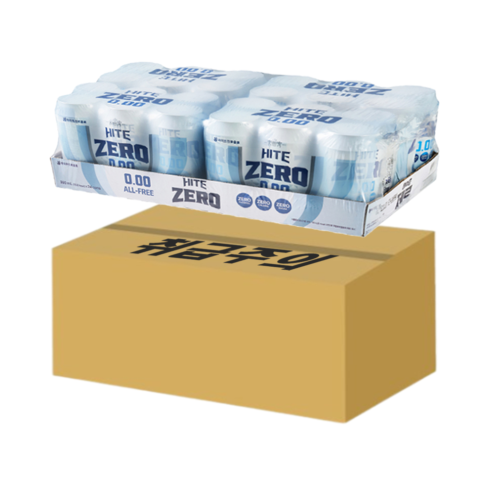 무알콜맥주맛 음료 하이트제로 350mlx24캔 논알콜맥주 이중박스포장