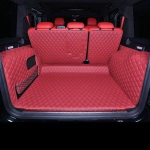 벤츠 G시리즈,지바겐 전용 트렁크매트(G63,G580EQ,G500,G450) 세로형 1단 레드