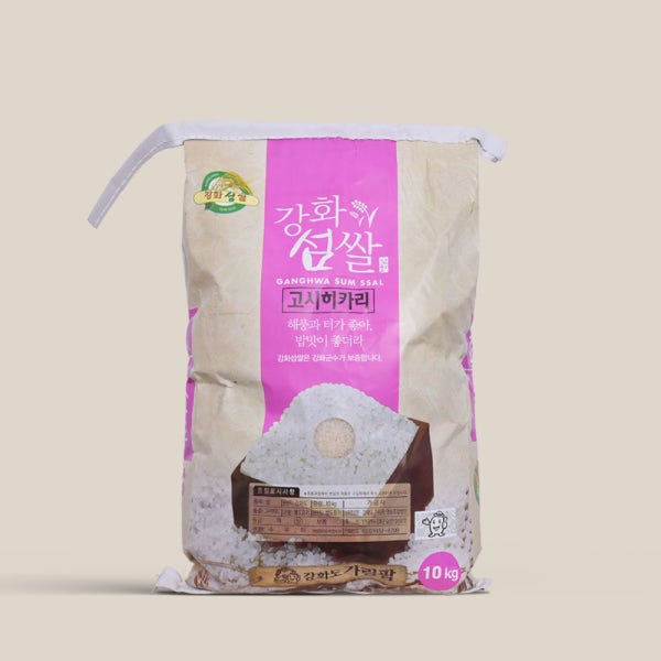 [26년햅쌀] 강화섬쌀 고시히카리 3kg 5kg 10kg 소포장쌀 강화좋은식구 추석선물