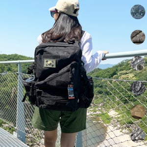 군인가방 군대 군인 출타가방 50L 고급형 여행 등산용 블랙 백팩