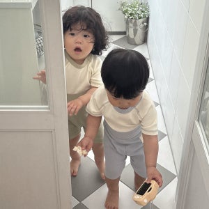 5+1 아기 실내복 여름 신생아 내복 반팔 나시 아기내복 배앓이 유아 내의 등원룩 상하복