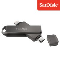 샌디스크 USB 메모리 iXpand Luxe OTG C타입 8핀 256GB 아이폰 아이패드 무료 각인