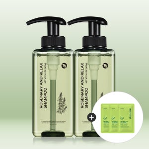 TS 두피진정 로즈마리&릴렉스샴푸 400g x 2개+TS바디워시 6g x 3개