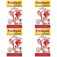 프레쉬팩 루이보스 인삼 티 20티백 4팩 Freshpak