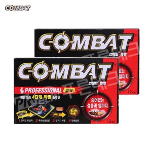 컴배트 파워 작은바퀴용(12개입) x 2개 바퀴벌레약 살충제