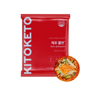[키토케토] 제로쫄면 호라산밀 곤약 무설탕 저탄고지 다이어트쫄면