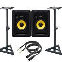 KRK Classic 7 x 스피커 스탠드 패키지