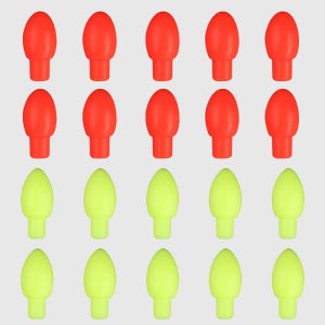 주간 케미 야간 민물 찌케미 낚시 캐미 낮 찌보기 실리콘 고무 3mm 20개