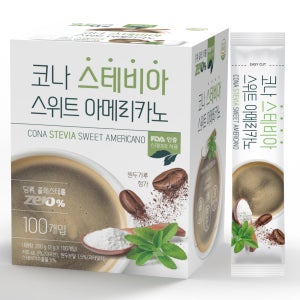 당뇨커피 무설탕 스테비아 스위트 아메리카노 커피 100T