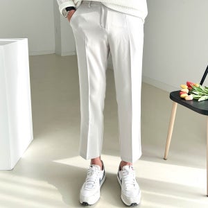 남자 슬랙스 편한 스판 9부 봄 여름 캐주얼 정장바지 빅 사이즈
