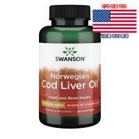 Swanson 코드 리버 오일 350mg 250정 스완슨 Cod Liver Oil