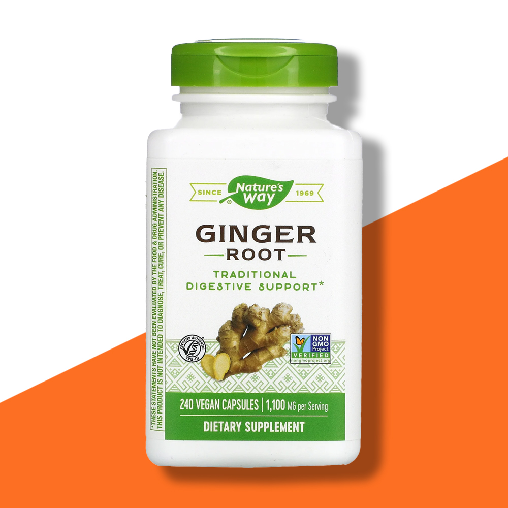네이쳐스웨이 생강 추출물 1,100mg 240정 식물성 베지캡슐