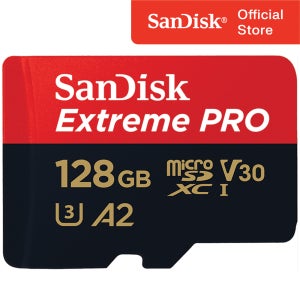 샌디스크 마이크로 SD카드 Extreme Pro 128GB 128기가 블랙박스 닌텐도 핸드폰 메모리