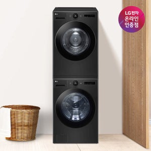 LG 트롬 세탁건조기세트 FX23KN-2KN 23KG+20KG 블랙