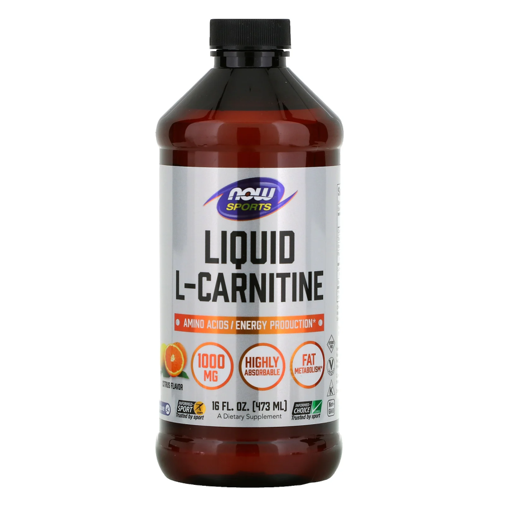 <b>나우푸드</b> 스포츠 L<b>카르니틴</b> 액상 감귤류 1000mg 473ml